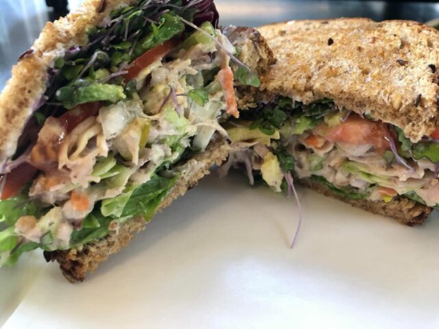 Chopped jack salad sandwich ✨ Made with Seeded grapes 🍇 #seedoflife #theoriginal
