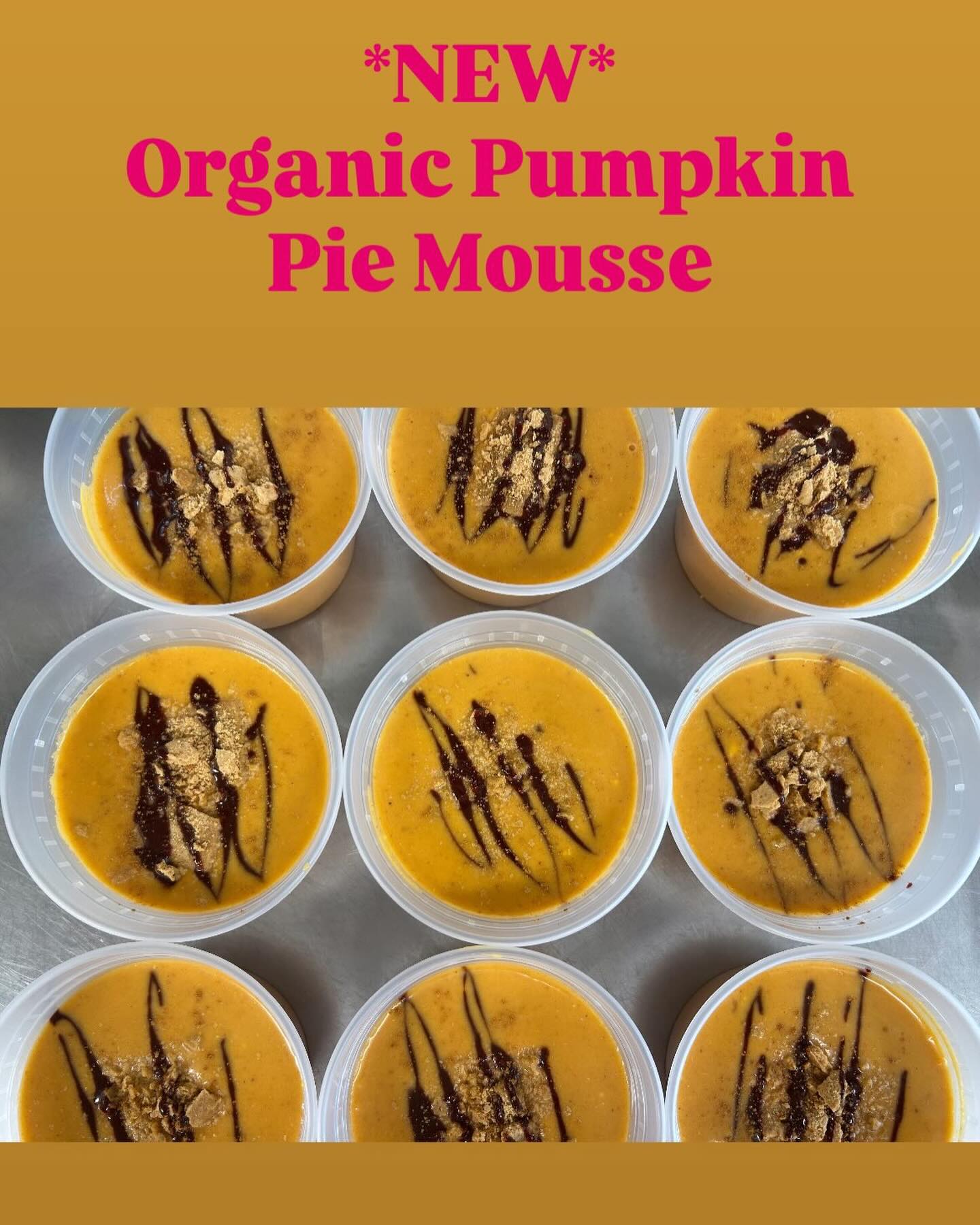 ✨ Made with organic fresh pumpkin & cream of coconut