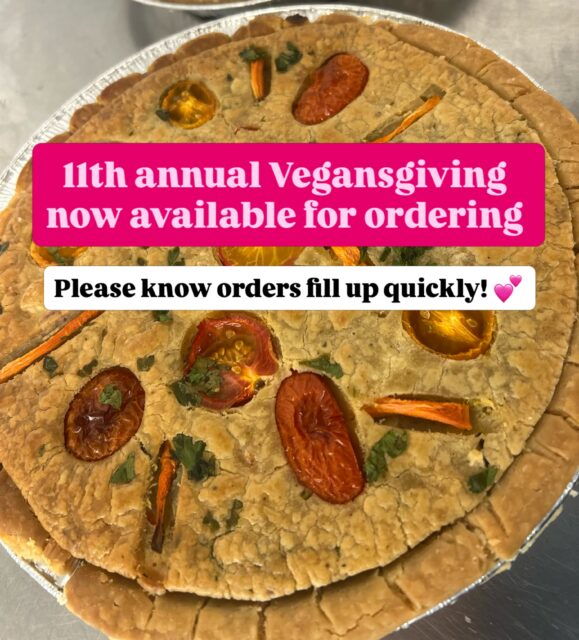 2026 Vegansgiving now available for order at Callieskitchen.com 💕